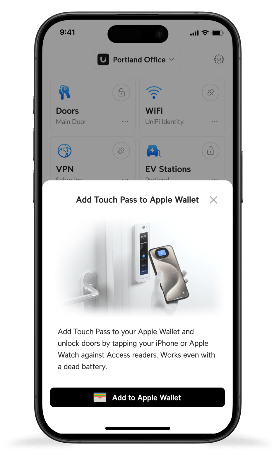 Add Touch Pass to Apple Wallet